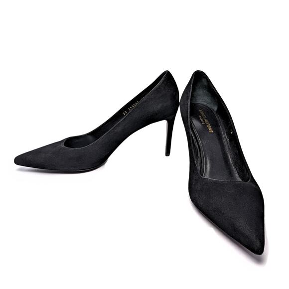 Saint Laurent Suede Pump - Picture 1 of 5